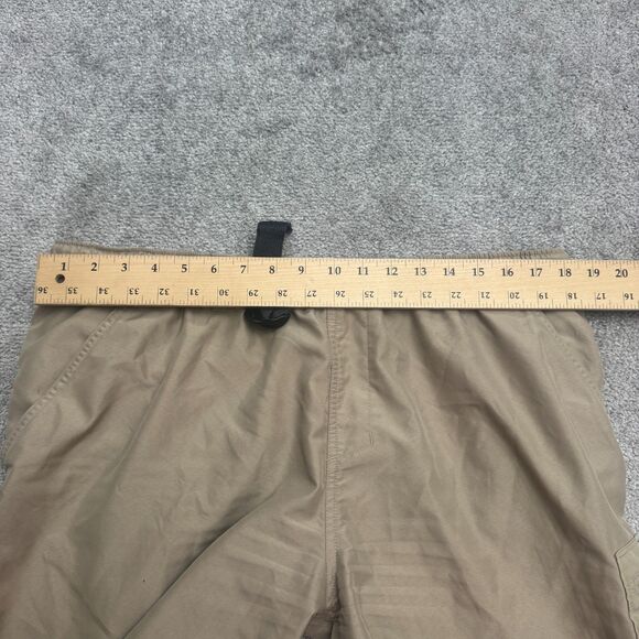 The North Face Class V Belted Cargo Shorts Mens Large Khaki Brown Outdoor Hike - Picture 16 of 16